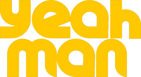 Pink Mr. Meyer’s Live & Vinyl Lounge logo featuring a stylized ‘M’ shaped like a guitar on a dark blue background”